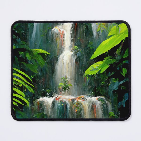 Item preview, jungle waterfall designed and sold by Mike Kiev art.
