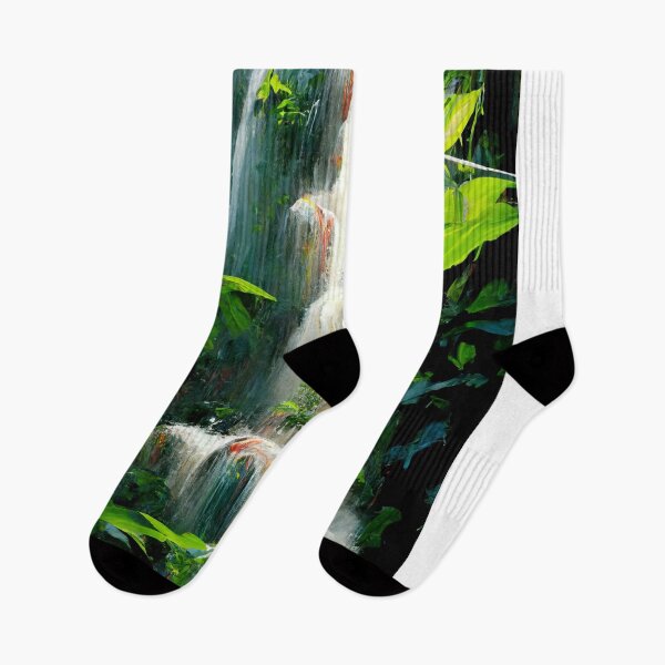 Item preview, jungle waterfall designed and sold by Mike Kiev art.