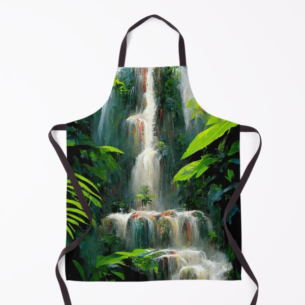 Item preview, jungle waterfall designed and sold by Mike Kiev art.