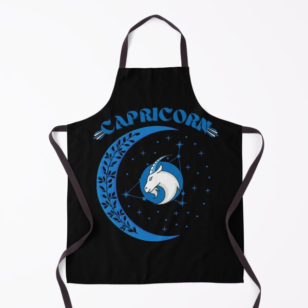 Item preview, Capricorn Half Moon Goat Design, blue, black, white designed and sold by mbuz90.