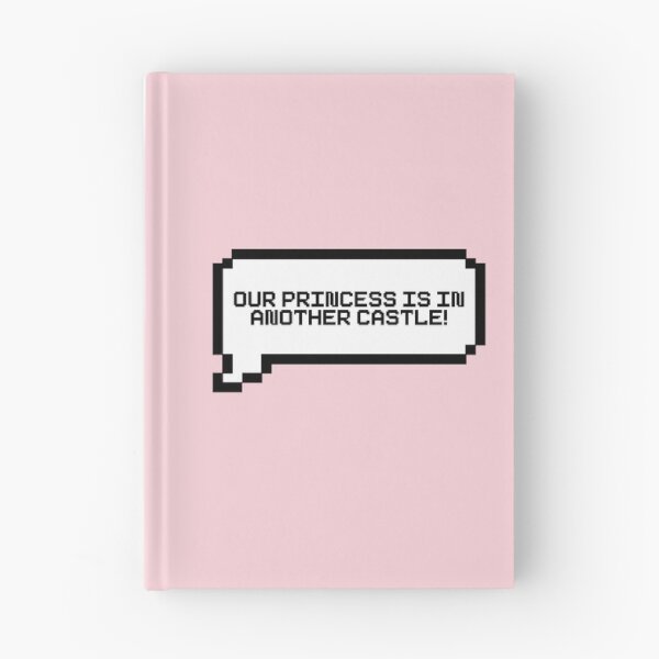 Item preview, Our Princess Is In Another Castle Video Game Quotes Pixelated Speech Bubble designed and sold by everything4eva.