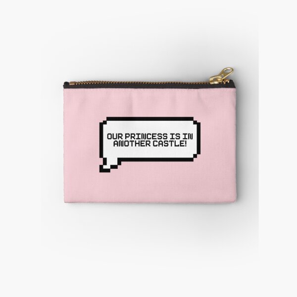 Item preview, Our Princess Is In Another Castle Video Game Quotes Pixelated Speech Bubble designed and sold by everything4eva.