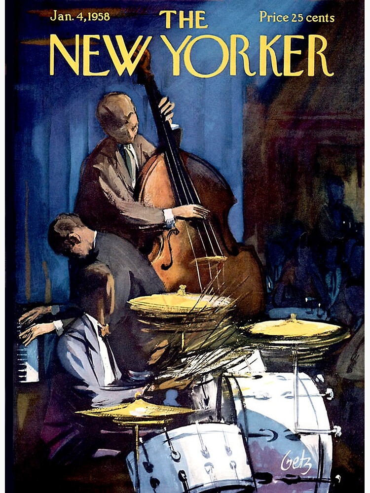 Discover The New Yorker January 1958 Premium Matte Vertical Poster