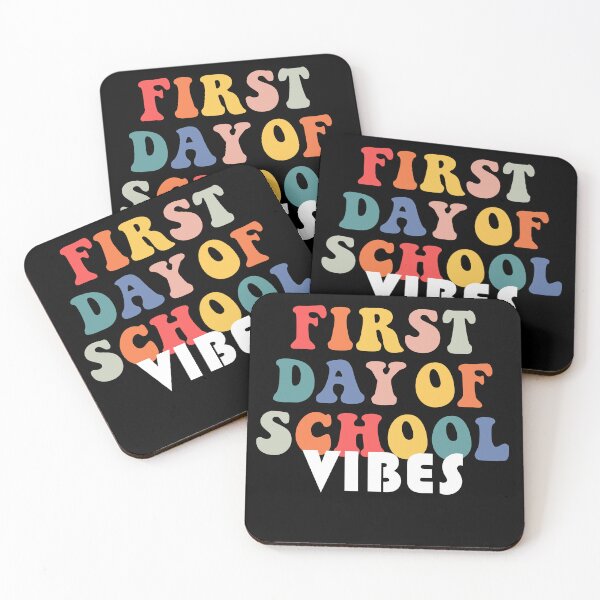 Item preview, Happy first day of school vibes  designed and sold by Limitless Store.