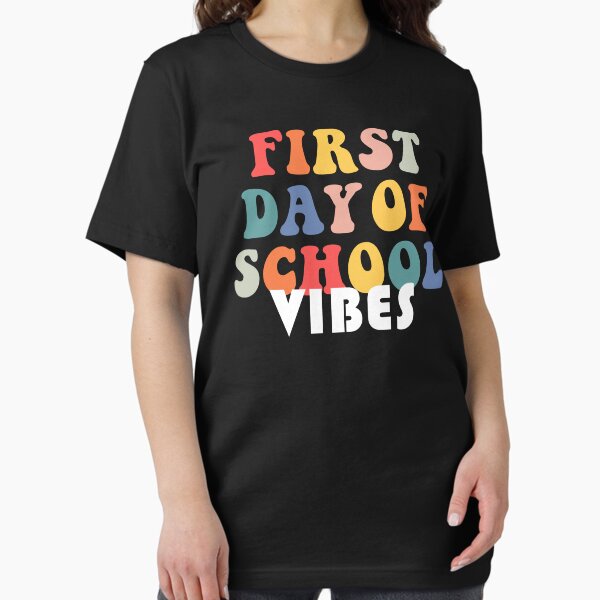 Item preview, Happy first day of school vibes  designed and sold by Limitless Store.