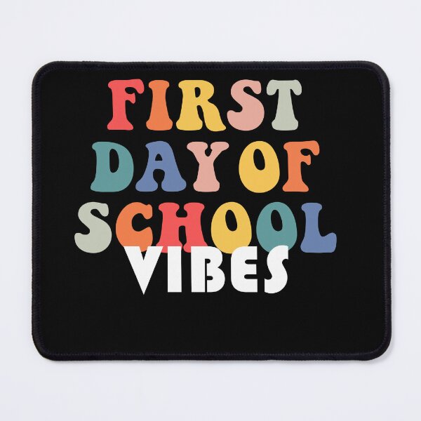Item preview, Happy first day of school vibes  designed and sold by Limitless Store.