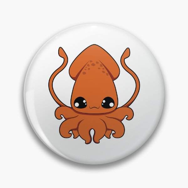 Artikelvorschau, Brauner süßer Baby-Oktopus - Wunderschöne Meerestiere entworfen und verkauft von ShaStyle ArtFo.