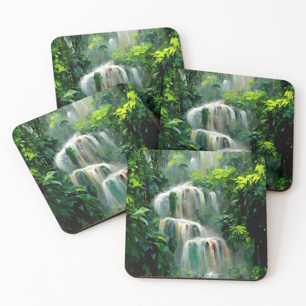 Item preview, jungle waterfall 4 designed and sold by Mike Kiev art.