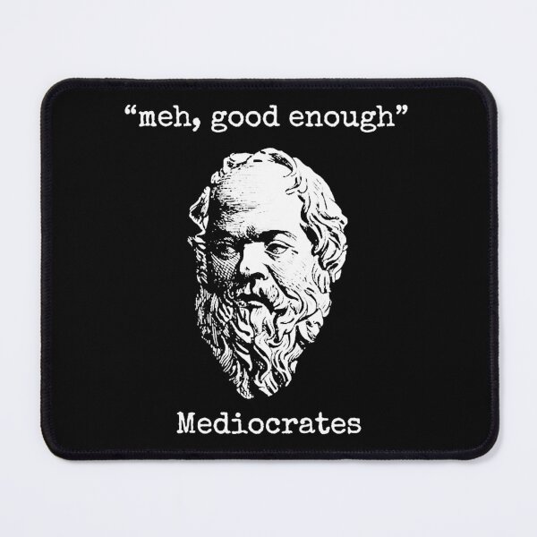 Item preview, Meh, Good Enough Mediocrates - Lazy Logic Sloth Wisdom T-Shirt designed and sold by Oriana305.