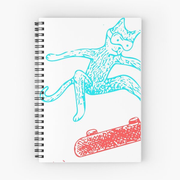 Item preview, Kick Flip Cat designed and sold by Dan K’s Shop.