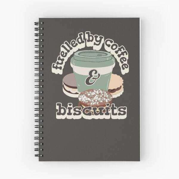 Item preview, Powder Green Fuelled By Coffee And Biscuits Fun Slogan UK Spelling designed and sold by TrulyEpoque.