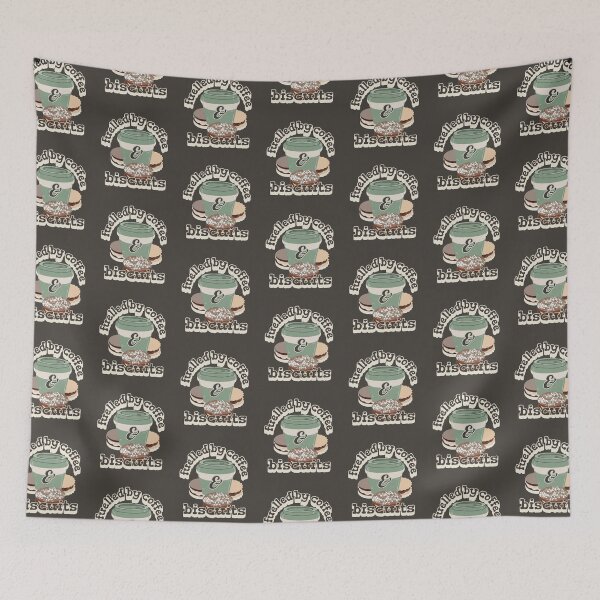 Item preview, Powder Green Fuelled By Coffee And Biscuits Fun Slogan UK Spelling designed and sold by TrulyEpoque.