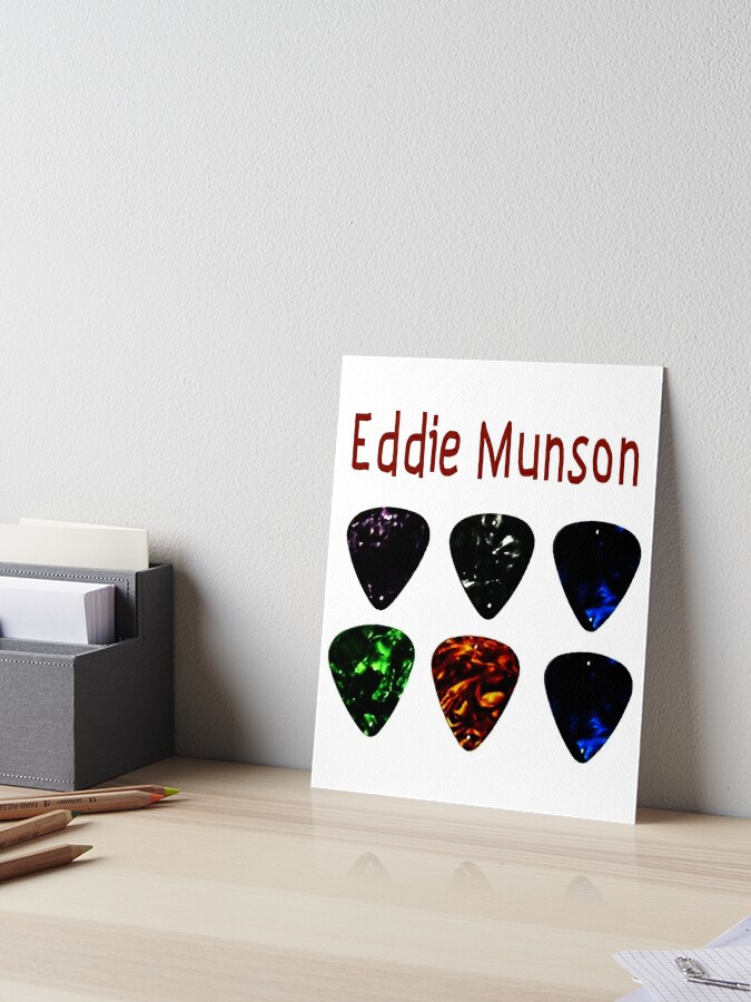 Eddie Munson Eddie Munson Guitar Pick Stranger Things Eddie 