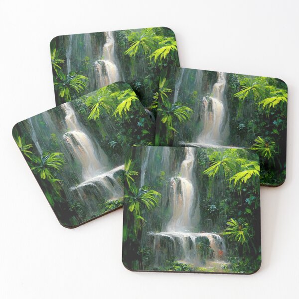 Item preview, jungle waterfall 5 designed and sold by Mike Kiev art.