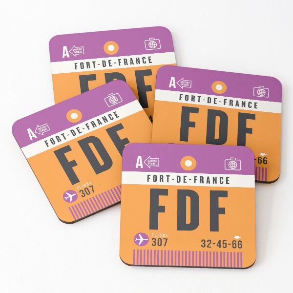 Item preview, Luggage Tag A - FDF Fort-de-France Martinique designed and sold by VoodooCircus.