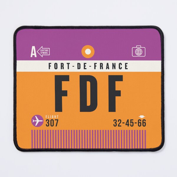 Item preview, Luggage Tag A - FDF Fort-de-France Martinique designed and sold by VoodooCircus.