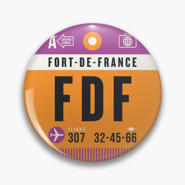 Item preview, Luggage Tag A - FDF Fort-de-France Martinique designed and sold by VoodooCircus.