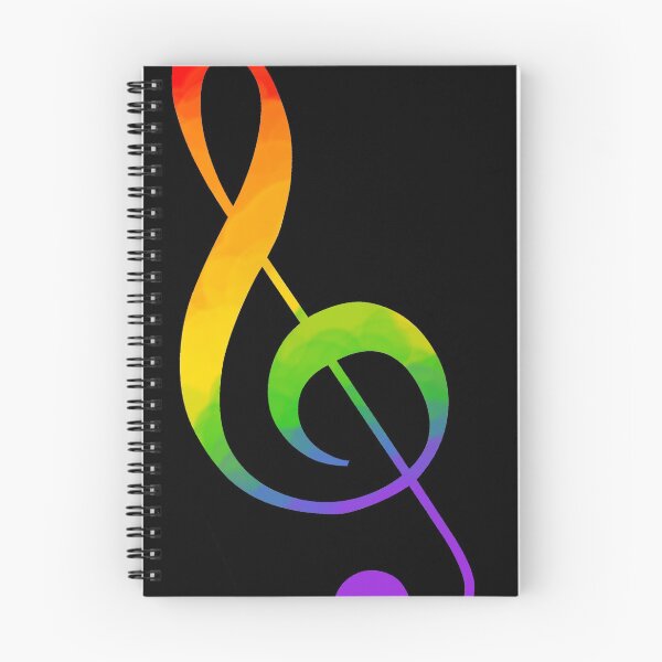 Item preview, Rainbow Treble Clef  designed and sold by riotrainbows.