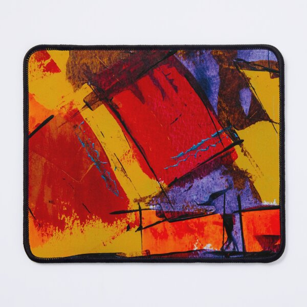Item preview, Modern Colorful Blocks Abstract Painting designed and sold by JoyforU.