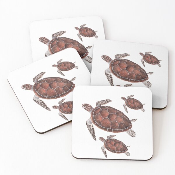 Item preview, Turtle Family - Beautiful Sea Creatures designed and sold by ShaStyle ArtFo.