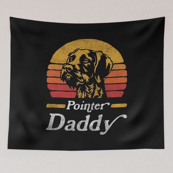 Item preview, Retro Vintage German Wirehaired Pointer Daddy designed and sold by More Cute Dogs.