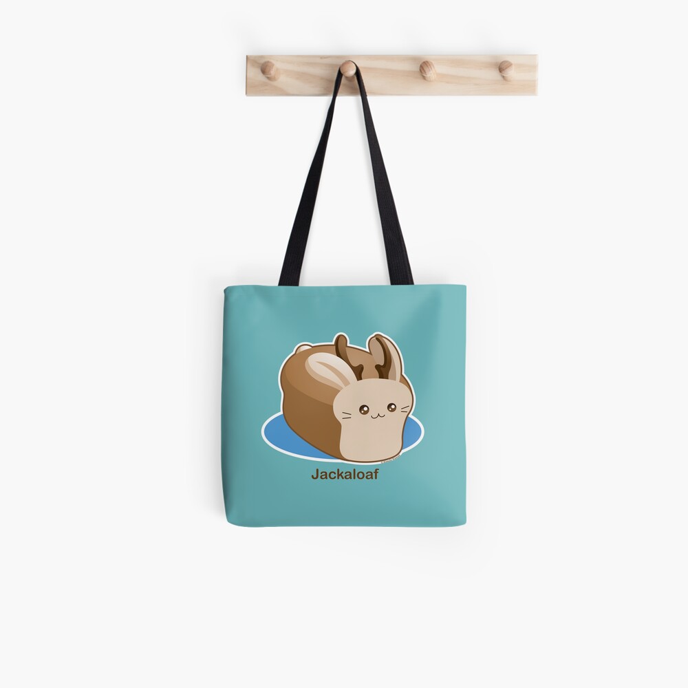 Cute Pun: Jackalope Bread Loaf Tote Bag
