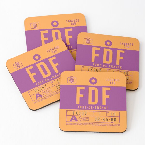 Item preview, Luggage Tag B - FDF Fort-de-France Martinique designed and sold by VoodooCircus.
