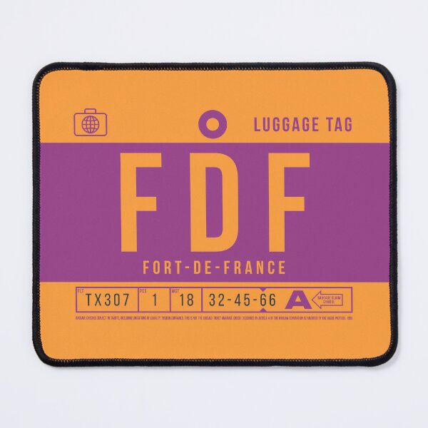 Item preview, Luggage Tag B - FDF Fort-de-France Martinique designed and sold by VoodooCircus.
