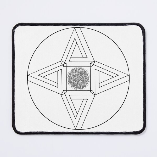 Item preview, Framed Triangle Me Impressed Star & CircleVisions designed and sold by createVisions.