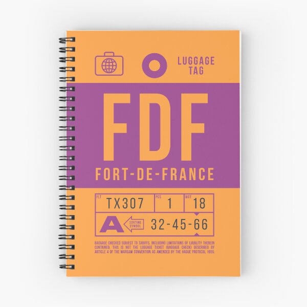 Item preview, Luggage Tag B - FDF Fort-de-France Martinique designed and sold by VoodooCircus.