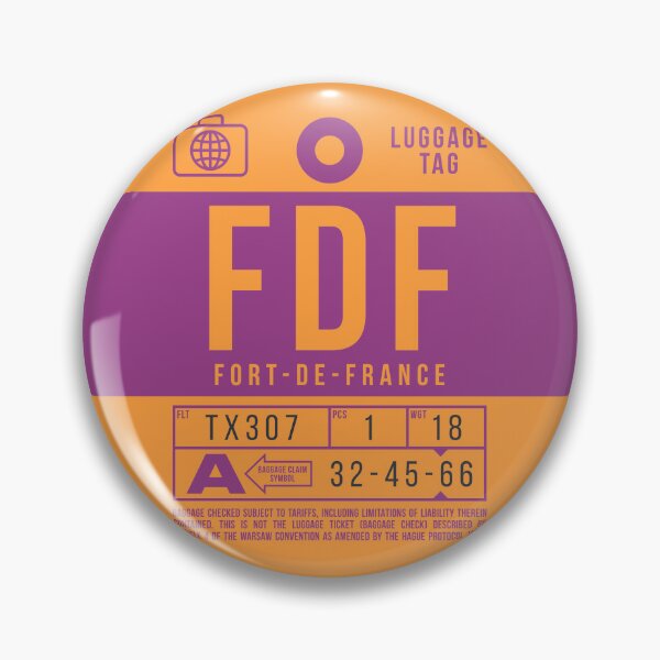 Item preview, Luggage Tag B - FDF Fort-de-France Martinique designed and sold by VoodooCircus.