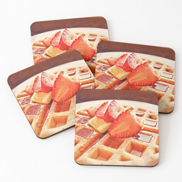 Item preview, Waffles With Strawberries designed and sold by Inyeneart.