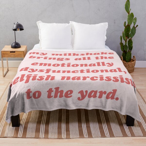 Item preview, My Milkshake Brings Narcissists Cynical Quote designed and sold by quarantine81.