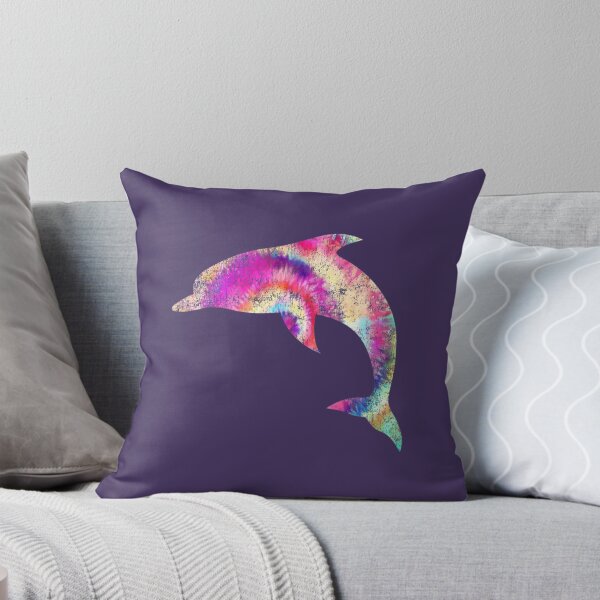 Item preview, Cool Tie Dye Dolphin Silhouette Artwork designed and sold by VanaMarco.