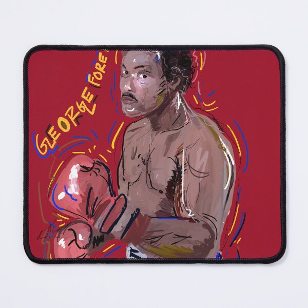 Item preview, George Foreman portrait canvas painting designed and sold by KARTICK DUTTA.