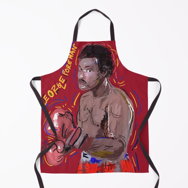 Item preview, George Foreman portrait canvas painting designed and sold by KARTICK DUTTA.