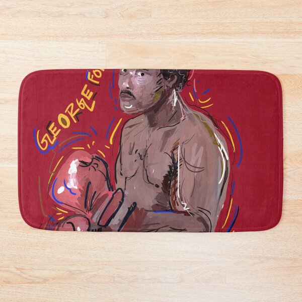 Item preview, George Foreman portrait canvas painting designed and sold by KARTICK DUTTA.
