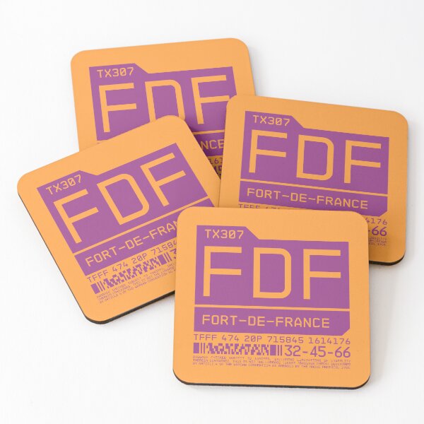 Item preview, Luggage Tag C - FDF Fort-de-France Martinique designed and sold by VoodooCircus.
