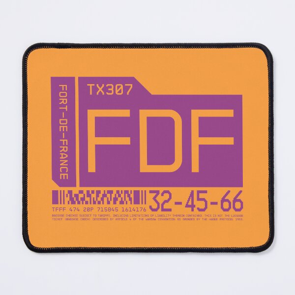 Item preview, Luggage Tag C - FDF Fort-de-France Martinique designed and sold by VoodooCircus.