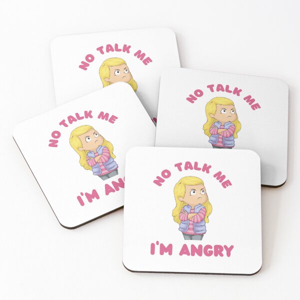 Item preview, No talk me I'm angry designed and sold by MudPuppet.