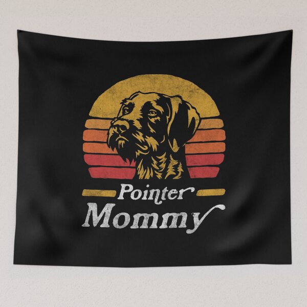 Item preview, Retro Vintage German Wirehaired Pointer Mommy designed and sold by More Cute Dogs.