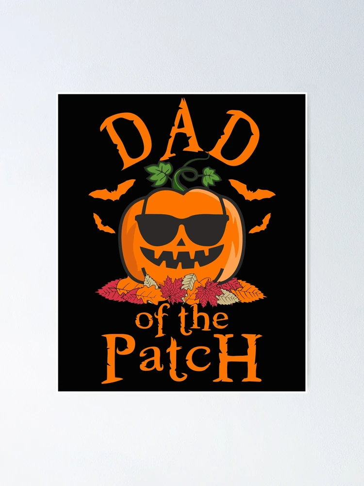 Dad Of The Patch Halloween Family Matching Pumpkin Father Costume