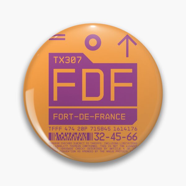 Item preview, Luggage Tag C - FDF Fort-de-France Martinique designed and sold by VoodooCircus.