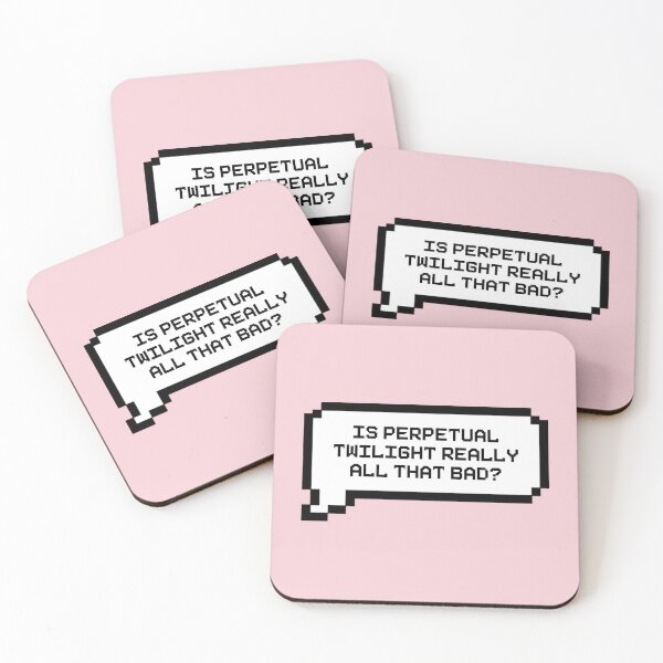 Item preview, Is Perpetual Twilight Really All That Bad? Video Game Quotes Pixelated Speech Bubble designed and sold by everything4eva.