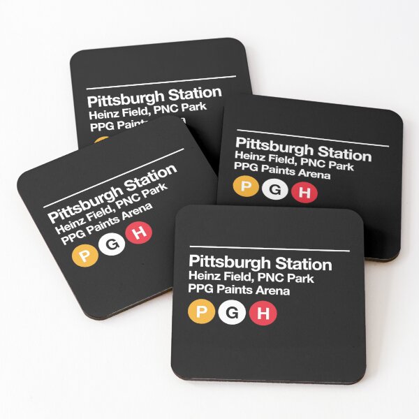 Item preview, Pittsburgh Pro Sports Venue Subway Sign Canvas Print designed and sold by AxelGrahama.