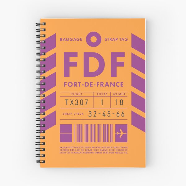 Item preview, Luggage Tag D - FDF Fort-de-France Martinique designed and sold by VoodooCircus.