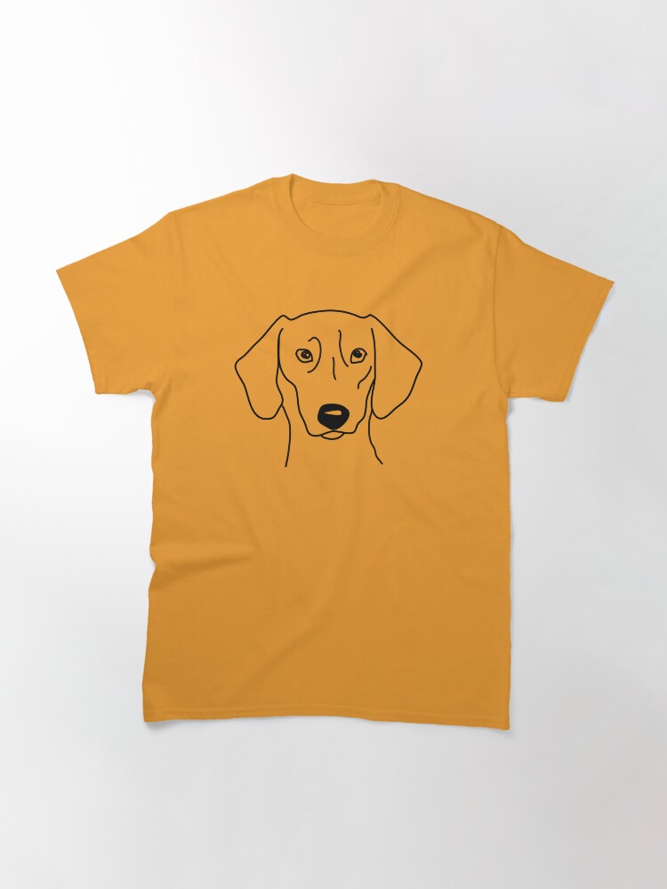 Thumbnail 3 von 7, Classic T-Shirt, dackel, dachshund designt und verkauft von dog-shirt.