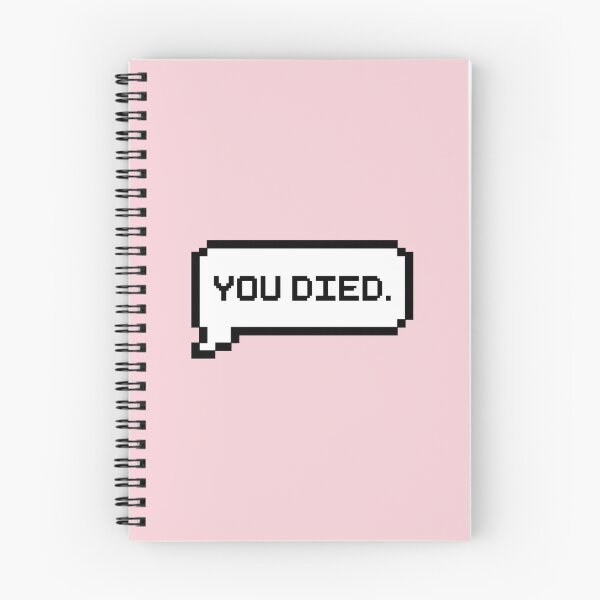 Item preview, You Died Video Game Quotes Pixelated Speech Bubble designed and sold by everything4eva.