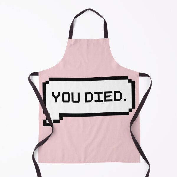 Item preview, You Died Video Game Quotes Pixelated Speech Bubble designed and sold by everything4eva.