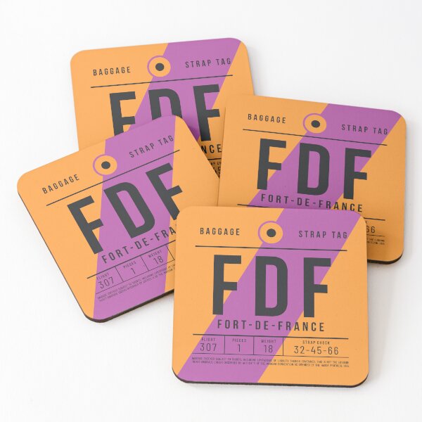 Item preview, Luggage Tag E - FDF Fort-de-France Martinique designed and sold by VoodooCircus.